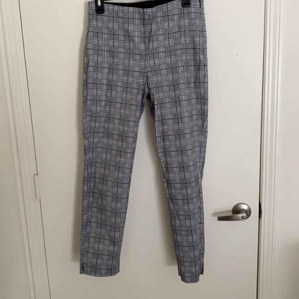 Plaid dress pants